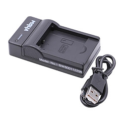 vhbw chargeur Micro USB avec câble pour caméra Panasonic Lumix DMC-S1S, DMC-S2, DMC-S2K, DMC-S2P, DMC-S2V, DMC-S3, DMC-S3A, DMC-S3K, DMC-S3R, DMC-S3V