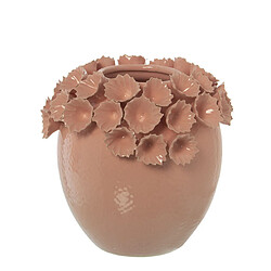 Vase Alexandra House Living Rose Céramique 25 x 24 x 25 cm