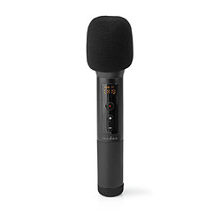 Alpexe Microphone Sans Fil | 20 Canaux | 1 Microphone | 10 heures d'autonomie | Récepteur | Noir pas cher