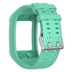 Wewoo Bracelet pour montre connectée Dragonne Sport en silicone POLAR M600 Vert menthe