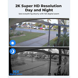 REOLINK Go PT Plus AVEC Panneau solaire - 4MP HD 4G Caméra Surveillance Batterie Sans Fil Extérieure, Pan & Tilt, Smart Détection,Vision nocturne, Zoom numérique 16x