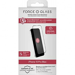 Acheter Force Glass Protection d écran Forceglass Verre trempé 2,5D iPhone 15 Pro Max