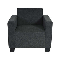 Acheter Mendler Modular Sofa-System Ensemble de canapés Lyon 6-1, tissu/textile ~ gris anthracite