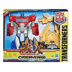 Hasbro Figurine Optimus Prime 30 cm - Transformers Cyberverse pas cher