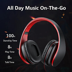 Acheter Universal Bluetooth 5.0 Casque pliant 9D Basses Basses Stéréo Sans fil Audio Réduction du bruit Casque Gaming Microphone MP3 Casque Bluetooth pour PC mobile