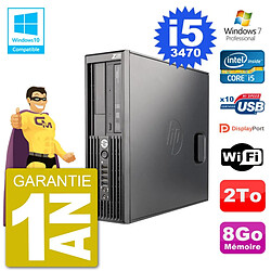 PC HP WorkStation Z220 SFF Core i5-3470 RAM 8Go Disque 2To Graveur DVD Wifi W7 - Occasion