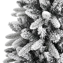 Acheter vidaXL Sapin de Noël artificiel avec neige floquée 180 cm PVC et PE