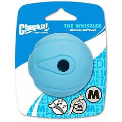 CHUCKIT! The whistler 1-PK - Balle qui siffle M en caoutchouc Ø 6,5cm - Pour chien 