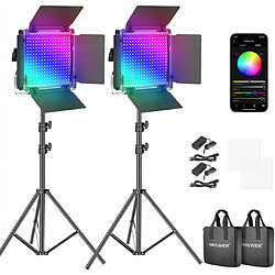 Neewer 660 Pro Pack of 2, deux panneaux de LED connectés