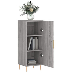 Avis vidaXL Buffet Sonoma gris 34,5x34x90 cm Bois d'ingénierie