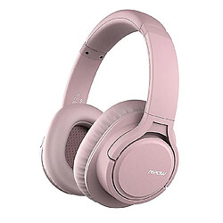 Universal Casque Bluetooth sans fil/filaire avec microphone (rose) 