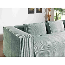 Acheter Lisa Design Stella - canapé d'angle - en velours côtelé - 4 places -style contemporain - droit