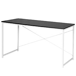 Helloshop26 Bureau adulte d'ordinateur design élégant 120 cm noir 19_0000562 