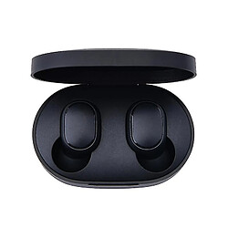 Universal Oreille casque basse stéréo dans un casque Bluetooth sans fil automatique | Casque Bluetooth (noir) 