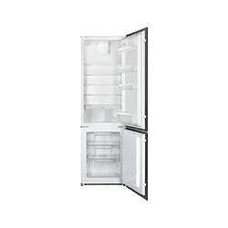 Smeg Réfrigérateur congélateur encastrable C41721F Combiné niche 178 cm froid brassé 268 L