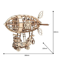 Avis RedMiter Robotime Puzzle 3D Airship 18 cm bois naturel 176 pièces