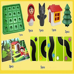 Acheter Universal Intelligent IQ Challenge Jeu de société Petit Chaperon Rouge Puzzle Jouet adapté en anglais @