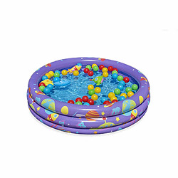 Piscine à Boules Gonflable pour Bébé Enfant Bestway 102x102x25 cm Plus de 2 Ans 