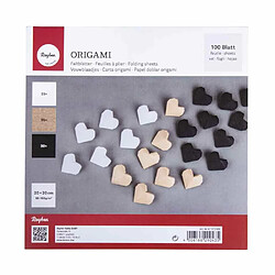 Rayher 100 Feuilles pour origami 20 x 20 cm