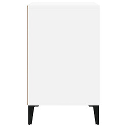 Avis vidaXL Armoire à chaussure Blanc brillant 102x36x60 cm Bois ingénierie