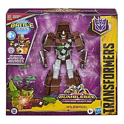 Disney Transformers : Bumblebee Cyberverse Adventures ? Battle Call Trooper Class ? Wildwheel ? Figurine Transformle