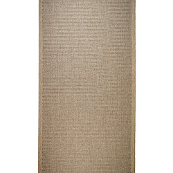 Thedecofactory JUTA FLAT RECNAT - Tapis de couloir effet jute naturel gris 80x150