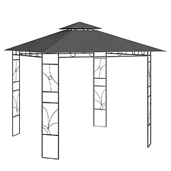 vidaXL Belvédère 3x3x2,7 m Anthracite 160 g/m² 