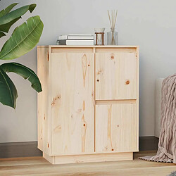 Maison Chic Buffet,Meuble de Rangement,commode pour salon,Cuisine 60x34x75 cm Bois massif de pin -MN90248