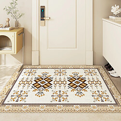 LUUCOZK Tapis de porte d'entrée antidérapants pour entrée intérieure - Motif 6-100x160cm