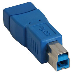 Adaptateur InLine® USB 3.0 de type A femelle à type B mâle