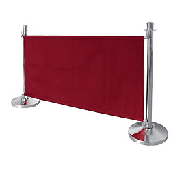 Barrière en toile rouge de 1,43 m - Bolero