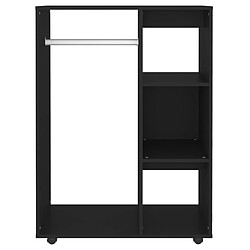 Acheter vidaXL Garde-robe Noir 80x40x110 cm Bois d’ingénierie