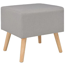 Avis Maison Chic Table de chevet Table de Nuit Meuble de Rangement Gris 40x35x40 cm Tissu