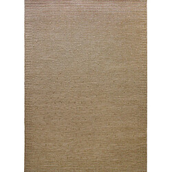 Thedecofactory JUTA ASPECT PEARL - Tapis aspect jute naturel à motif perle 120x160