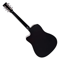 Avis Classic Cantabile guitare acoustique folk avec micro pick-up, pack démarrage à 5 pièces sunburst