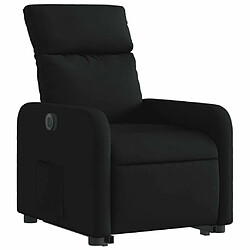 Avis Maison Chic Fauteuil Relax pour salon, Fauteuil inclinable électrique noir tissu -GKD32422