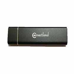 Connectland Boitier externe USB 3.0 Type C pour SSD M.2 NVMe (Noir)