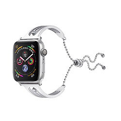 Wewoo Pour Apple Watch 3/2/1 42mm Bracelet de en acier inoxydable avec diamant argent universel 