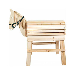 Legler Cheval de voltige en bois pour enfant "BALANE"