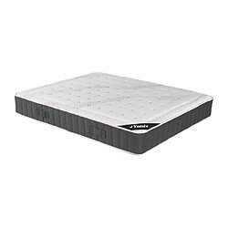 Vente-Unique Matelas 140 x 190 cm ressorts ensachés accueil mémoire de forme ép.27cm - ATLANTIDE de YSMÉE