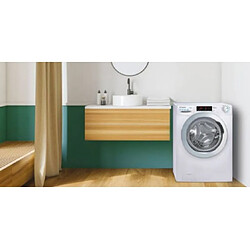 Lave-linge séchants 9kg CANDY 1400tr/min 60cm A, CANCSWS496TWMRE pas cher