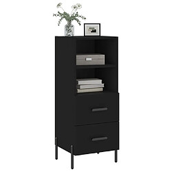 Avis Maison Chic Buffet,Meuble de Rangement,commode pour salon,Cuisine Noir 34,5x34x90 cm Bois d'ingénierie -MN47067