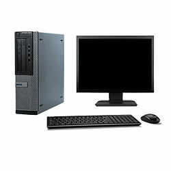 Lot PC DELL Optiplex 3010 DT G640 2.8Ghz 4Go 250Go Graveur WIFI W7 Pro +Ecran 17 - Occasion