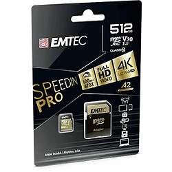 Emtec SpeedIN PRO 512 Go microSDXC