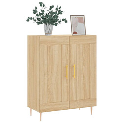 Avis Maison Chic Buffet,Meuble de Rangement,commode pour salon,Cuisine chêne sonoma 69,5x34x90 cm bois d'ingénierie -MN86492