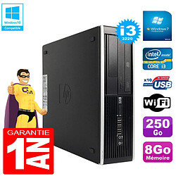 PC HP Compaq Pro 6300 SFF I3-3220 RAM 8Go Disque 250Go Graveur DVD Wifi W7 · Occasion 