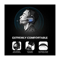 Acheter Onikuma K5 Casque De Jeu Stéréo Pour Ps4, Xbox One, Pc, Son Surround 7.1 Amélioré Avec Micro Noir