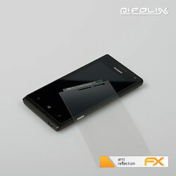 Displayschutz@FoliX 3 x atFoliX Film Protection d'Écran Huawei Ascend W1 - FX-Antireflex Anti-reflet 