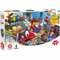 Winning Moves PUZZLE - Super Mario Odyssey - World Traveler - 500 pieces 