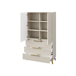 Acheter Bestmobilier Boccioni - buffet haut - beige - 104x180 cm